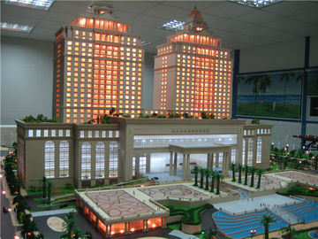 Création de modèles environnementale d'architecture pour l'hôtel, mini modèle de l'impression 3d
