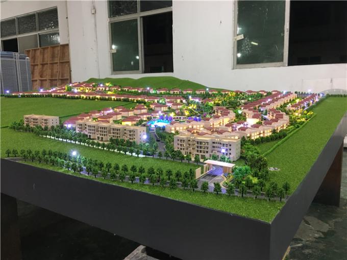 Mené allumant les approvisionnements de modélisation architecturaux, maquette d'échelle d'immobiliers
